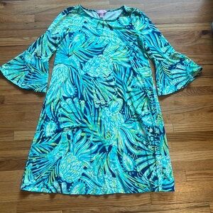 Lilly Pulitzer pineapple print dress size XS
